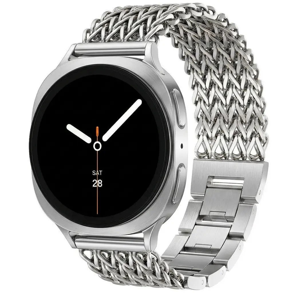 Samsung Galaxy Watch 9 - 44mm Metal Mesh Strap (Silver)
