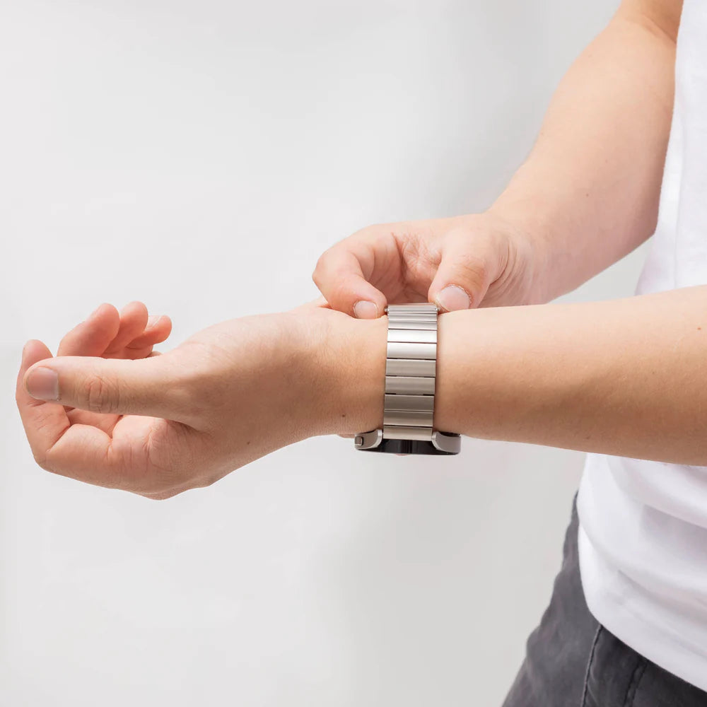 Amazfit Bip U (Pro) metalen bandje (zilver)