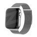 Bandz Apple Watch Milanese loop band (zilver)
