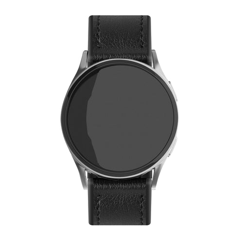Suunto Run leren hybrid bandje (zwart)