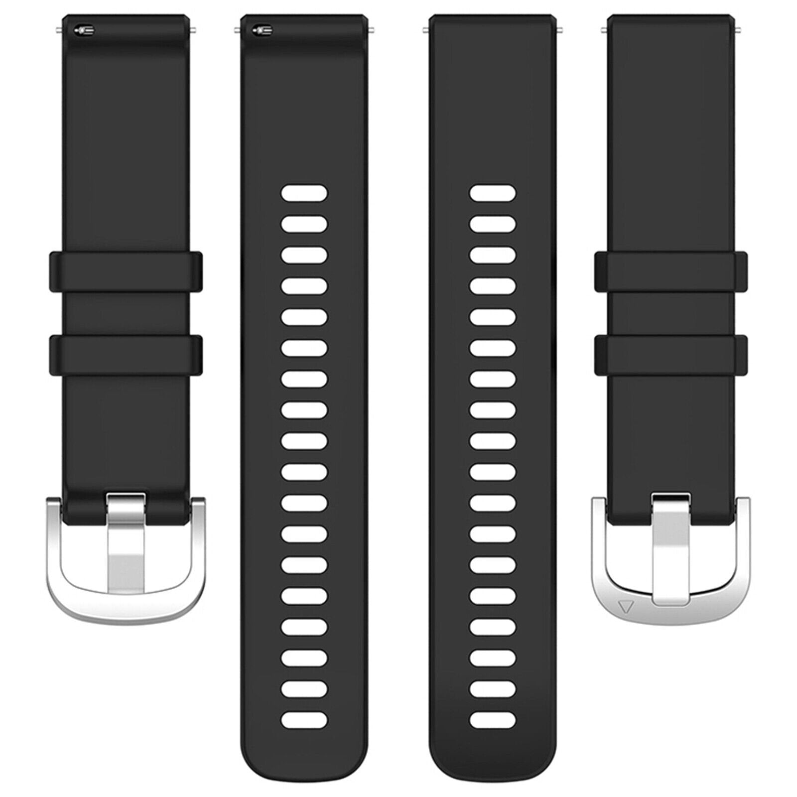 Garmin Vivomove Luxe siliconen classic bandje (zwart)