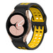 Samsung Galaxy Watch 4 40mm Squared Sport Strap (Black/Yellow)