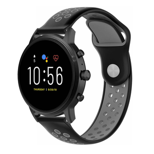 Fossil Gen 4 Explorist (HR) Sport Strap (Black/Grey)
