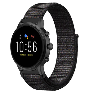 Fossil Gen 4 Explorist (HR) Nylon Strap (Black)