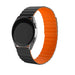 Amazfit GTR 4 magnetisch siliconen bandje (zwart/oranje)