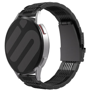 Garmin Vivoactive 4 Luxury Steel Link Strap (Black)