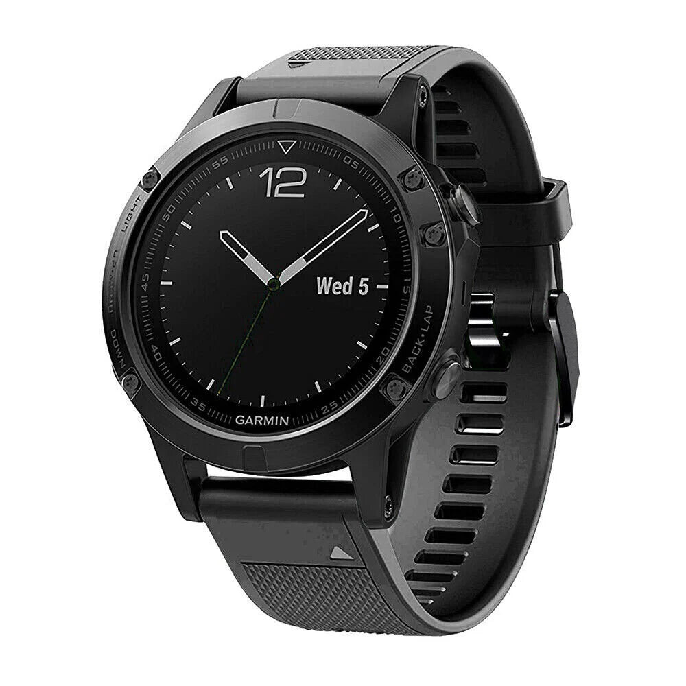Garmin Tactix 8 - 47mm siliconen bandje (zwart)