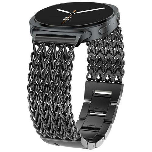 Samsung Galaxy Watch 8 Classic Metal Mesh Strap (Black)