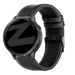 Bandz Garmin Venu 4 - 45mm lederen band 'Classic' (zwart)