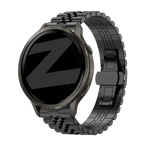 Bandz Garmin Venu SQ Steel Strap 'Jubilee' (Black)