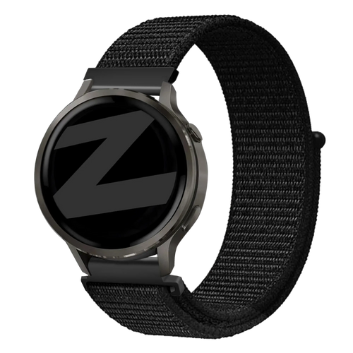 Bandz Garmin D2 Air X15 nylon loop band (zwart)