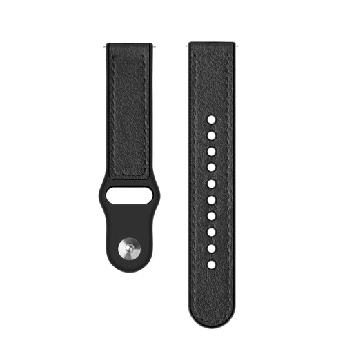 Redmi Watch 5 Lite leren hybrid bandje (zwart)