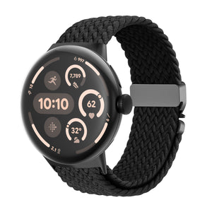 Google Pixel Watch 3 - 45mm Braided Strap with P-Buckle (Black)