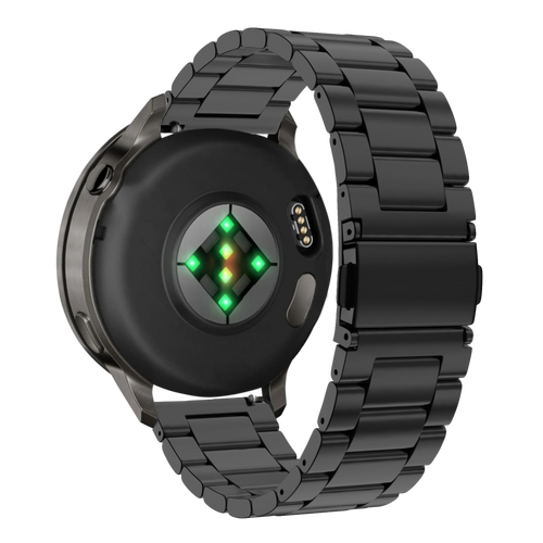 Bandz Garmin Forerunner 70 stalen band 'Classic' (zwart)