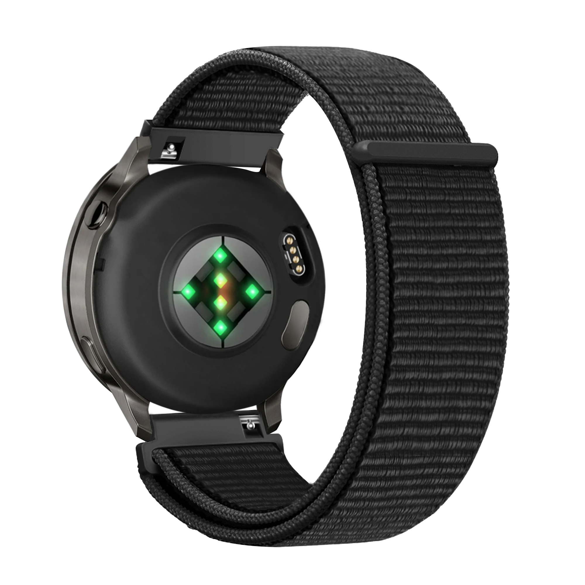 Bandz Garmin D2 Air X15 nylon loop band (zwart)