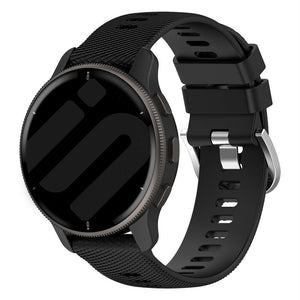 Garmin Vivomove Sport siliconen bandje (zwart)