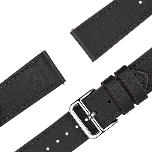 Bandz Garmin Venu 2s Leather Strap 'Deluxe' (Black)