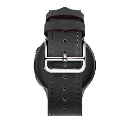 Bandz Garmin Venu 2s Leather Strap 'Deluxe' (Black)
