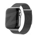 Bandz Apple Watch Milanese loop band (zwart)