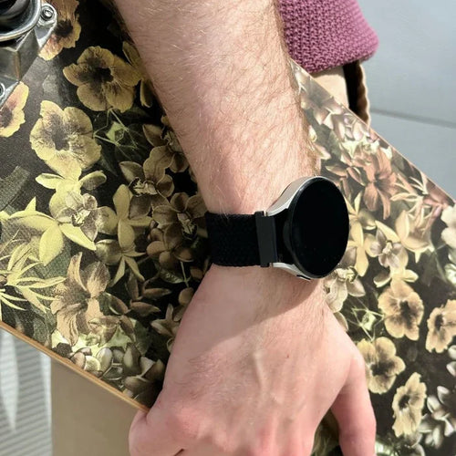 Amazfit Active 2 verstelbaar geweven band (zwart)