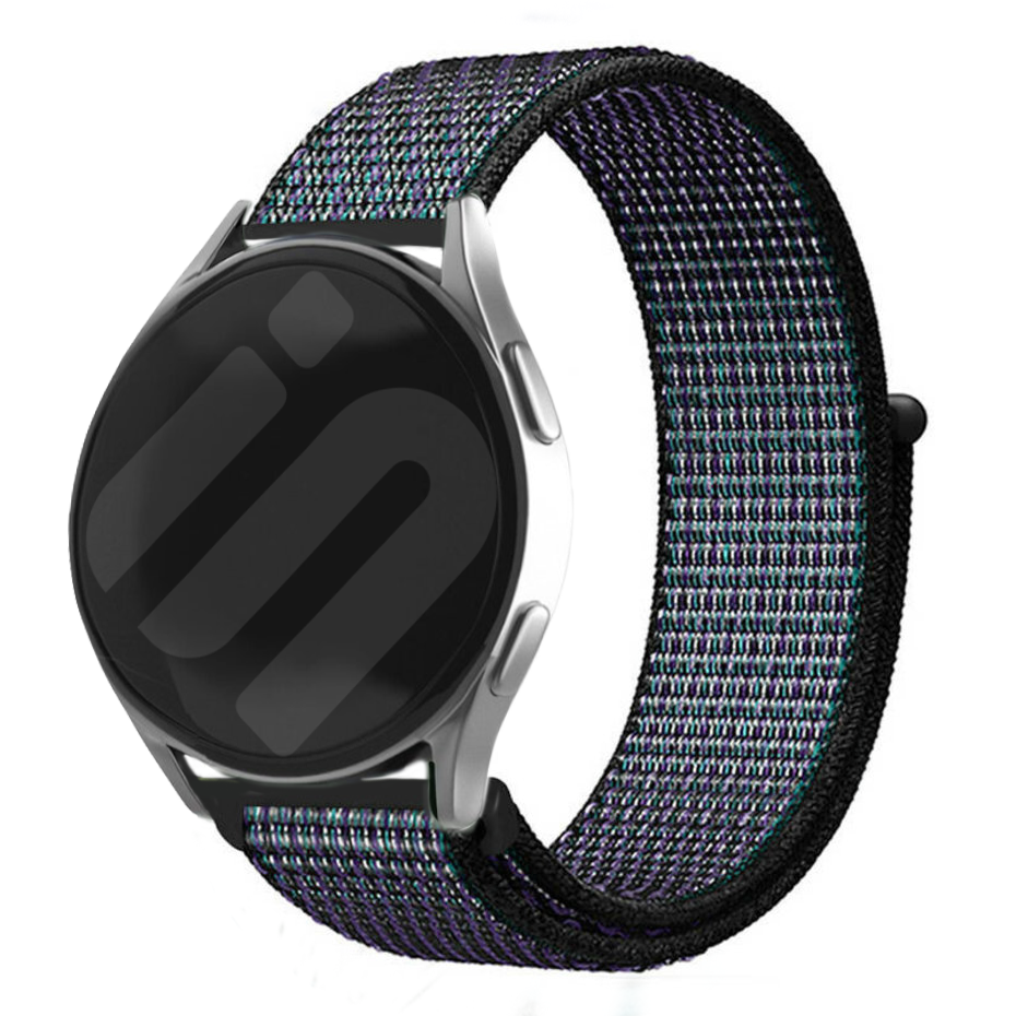 Xiaomi Watch S3 nylon bandje (zwart/blauw)