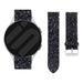 Samsung Galaxy Watch FE Leather Strap With Glitters (Black)